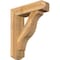 Ekena Millwork Funston Craftsman Rough Sawn Bracket w/ Offset Brace, Western Red Cedar, 8"W x 30"D x 36"H BKT0806X30X36FST04RWR - alternate 1